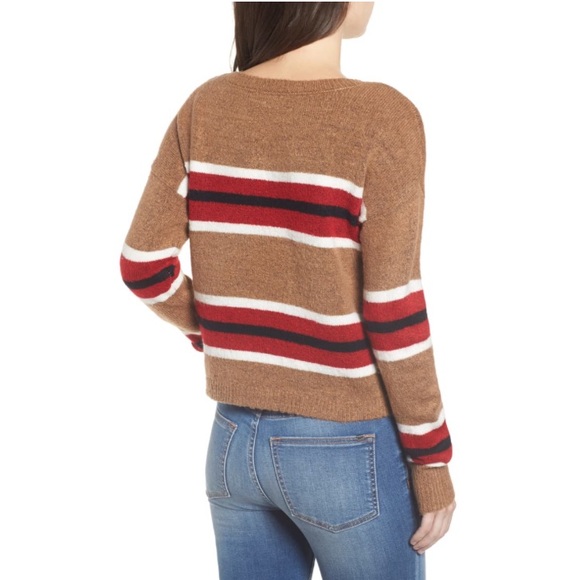 TEN SIXTY SHERMAN Placement Stripe Sweater Size S - Picture 2 of 7